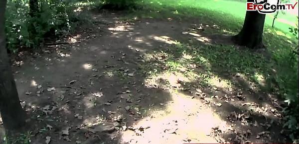  Teen Sexdate in forest and pov fuck